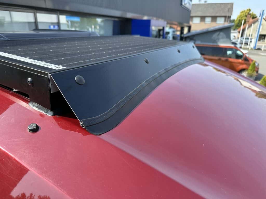 Contencinty Support de Spoiler de Panneau Solaire ABS RéSistant Aux UV Support de Solaire LatéRal Long 460 mm pour Caravane/Toit de Camping- Car/Camping-Car B
