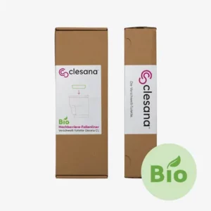 Clesana Bio Hochbarriere-Folienliner für die wasserlose Verschweiß-Toilette Clesana C1 (2 Stück)