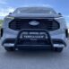 Frontbuegel Bullfaenger O 63 Mm Aus Rostfreiem Edelstahl Schwarz Matt Fuer Ford Transit Tourneo Custom V710~2
