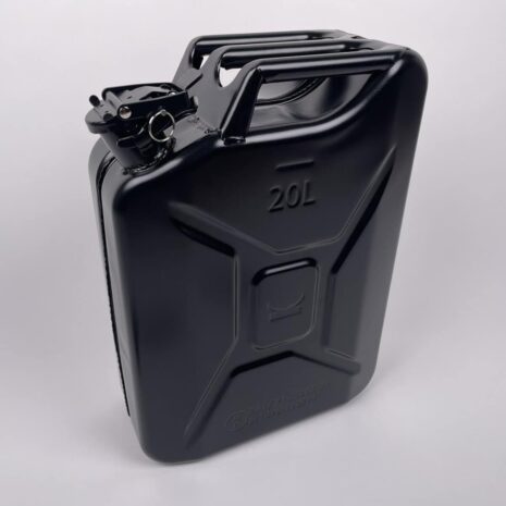 Kanister Aus Stahlblech 20 Liter Schwarz Matt~3 Kanister Aus Stahlblech 20 Liter Schwarz Matt~3