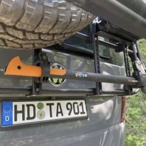 Terranger Heckträger-Haltemodul Ø 30-55 mm, für Spaten, Axt, etc.